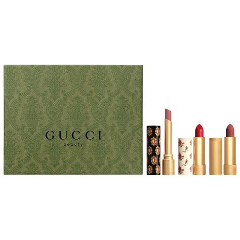 gucci lipstick trio set|luxury gucci gifts.